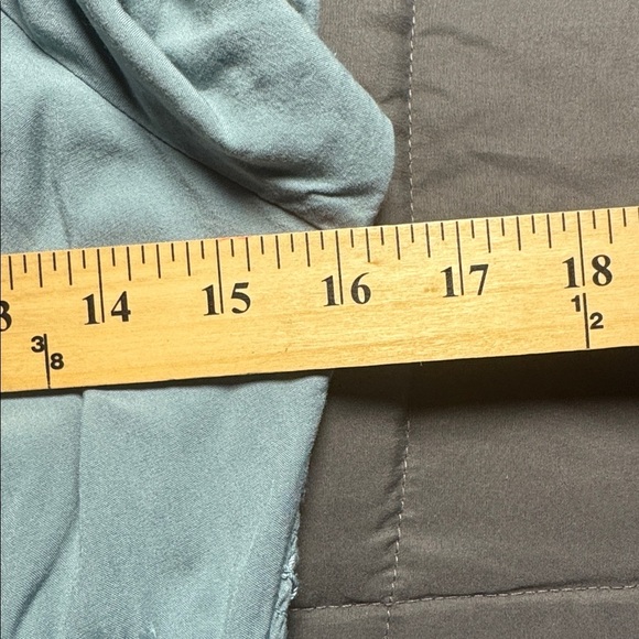 Bohme Elegant Blue Puff Sleeve lined maxi Dress size medium - Picture 4 of 7